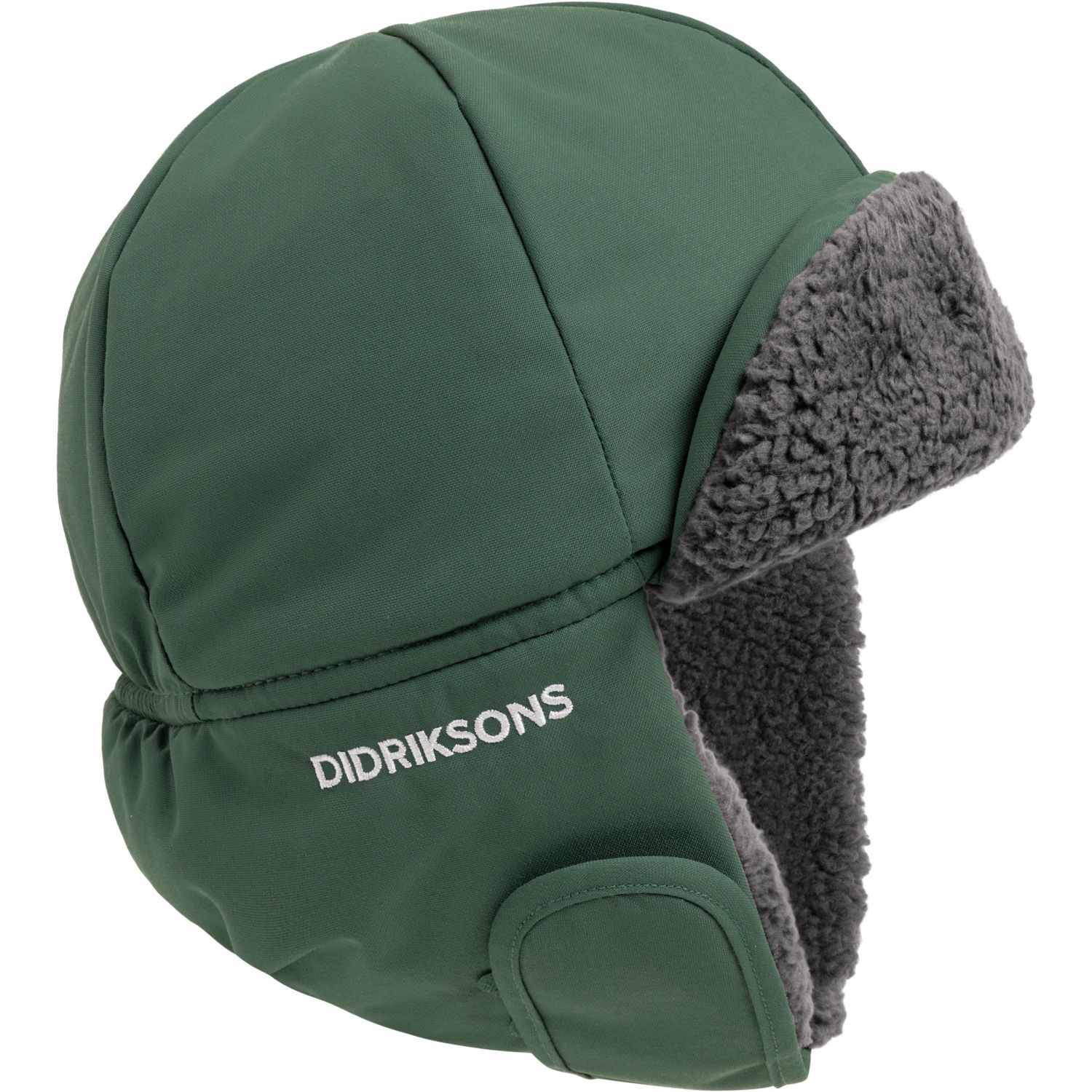 Didriksons Biggles cap 7, čepice, děti, tmavě zelená