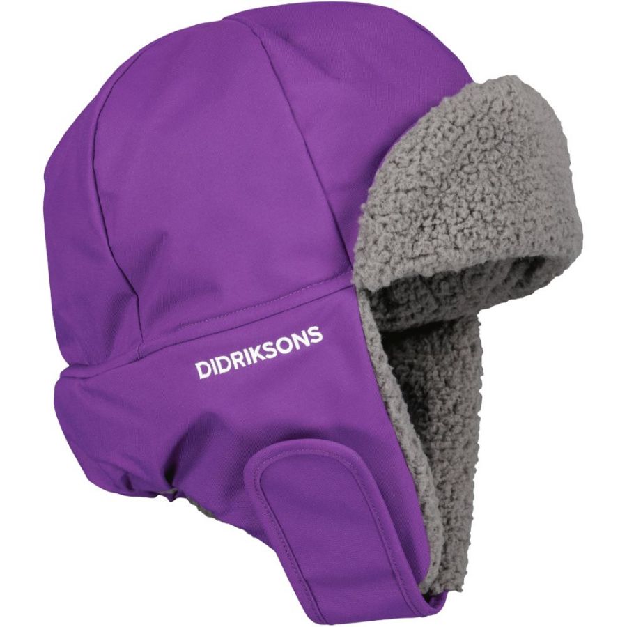 Didriksons Biggles, czapka, junior, fioletowa