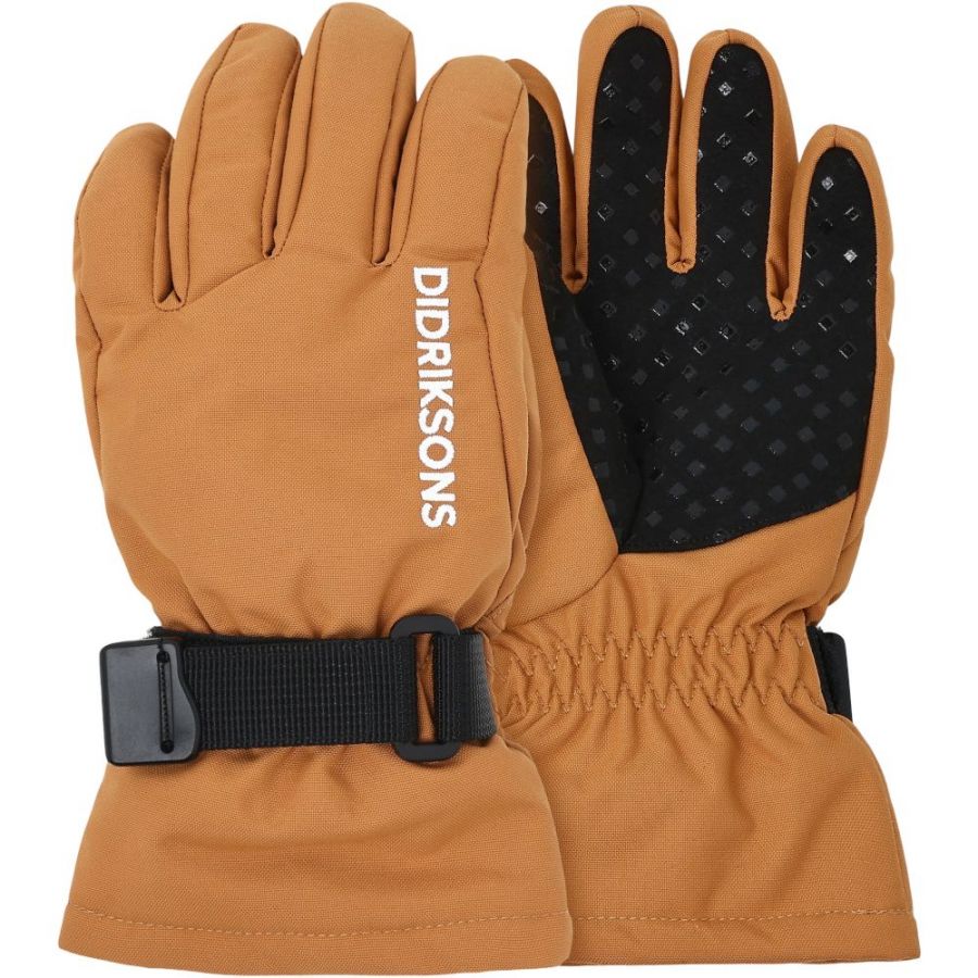 Didriksons Biggles, gants de ski, junior, orange