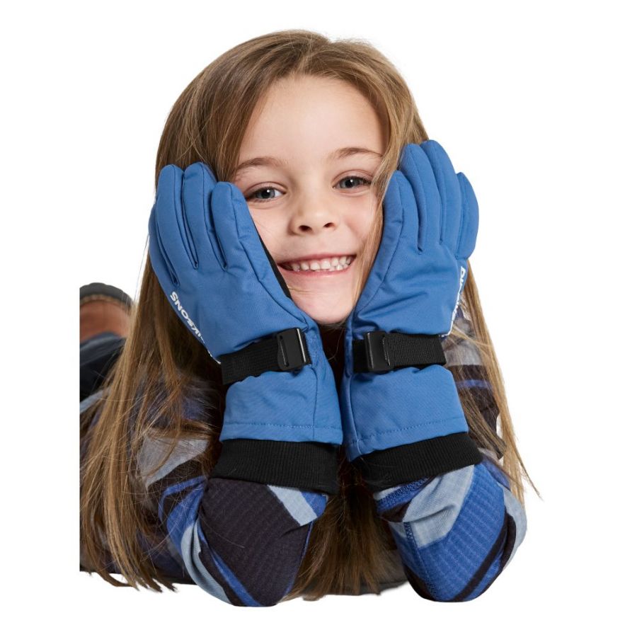 Didriksons Biggles, lasketteluhanskat, junior, sininen