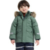Didriksons Bjärven 5, parka, børn, mørkegrøn