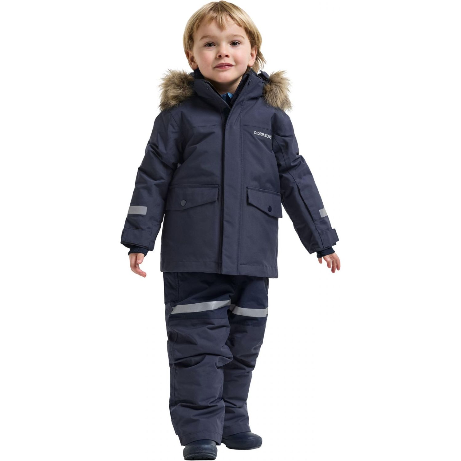 Didriksons Bjärven 5, parka, børn, navy