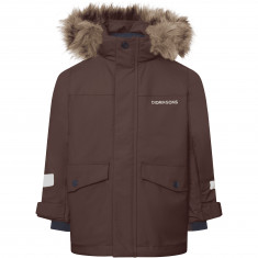Didriksons Bjärven 5, parka, niños, marrón
