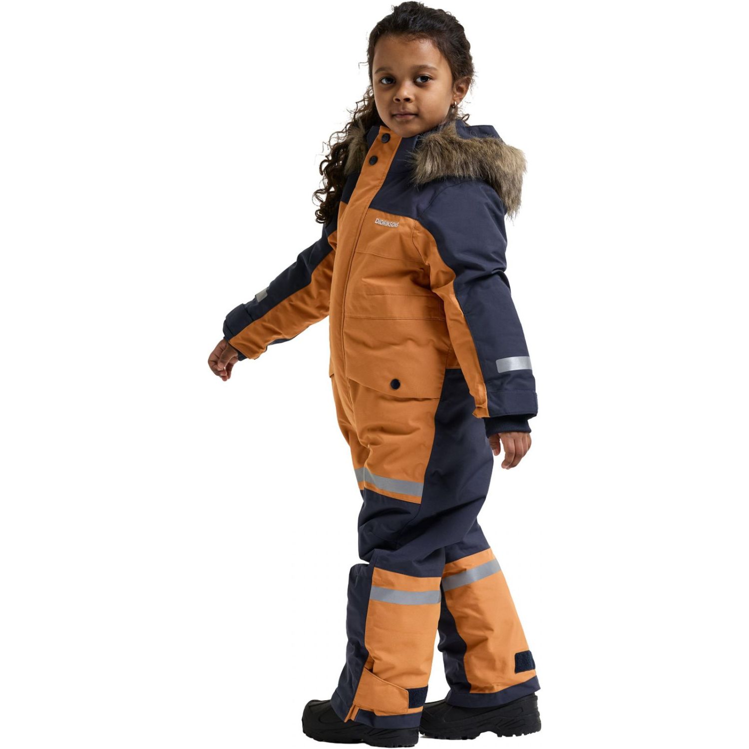 Didriksons Bjärven Cover 5, snowsuit, kids, burn