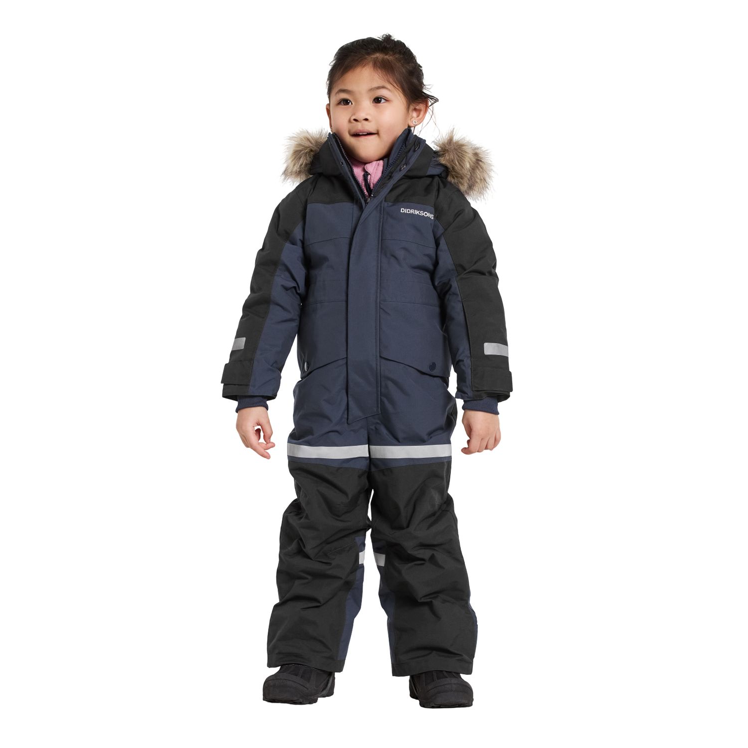 Didriksons Bjärven Cover 5, snowsuit, kids, navy