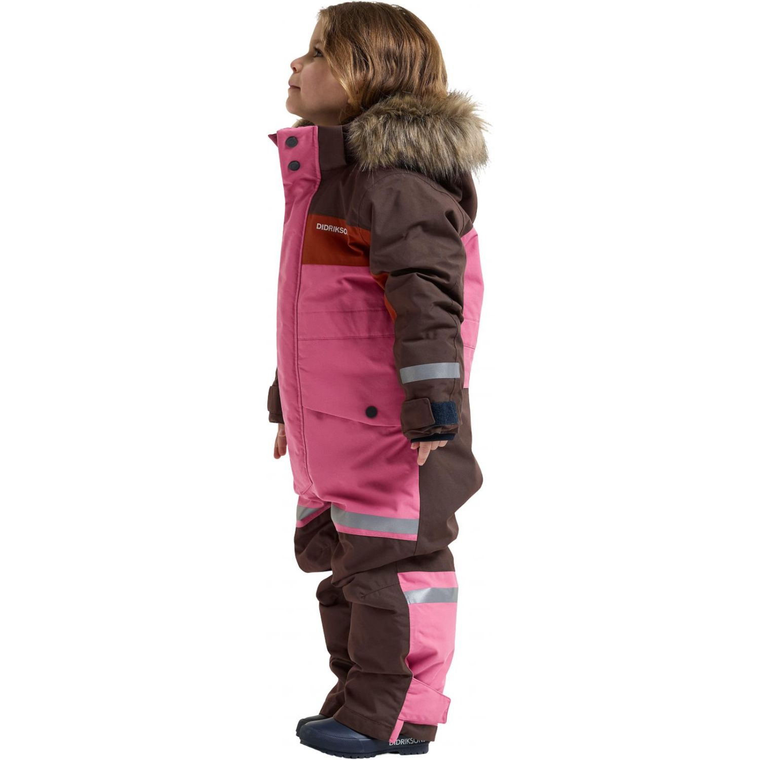 Didriksons Bjärven Cover 5, snowsuit, kids, pink