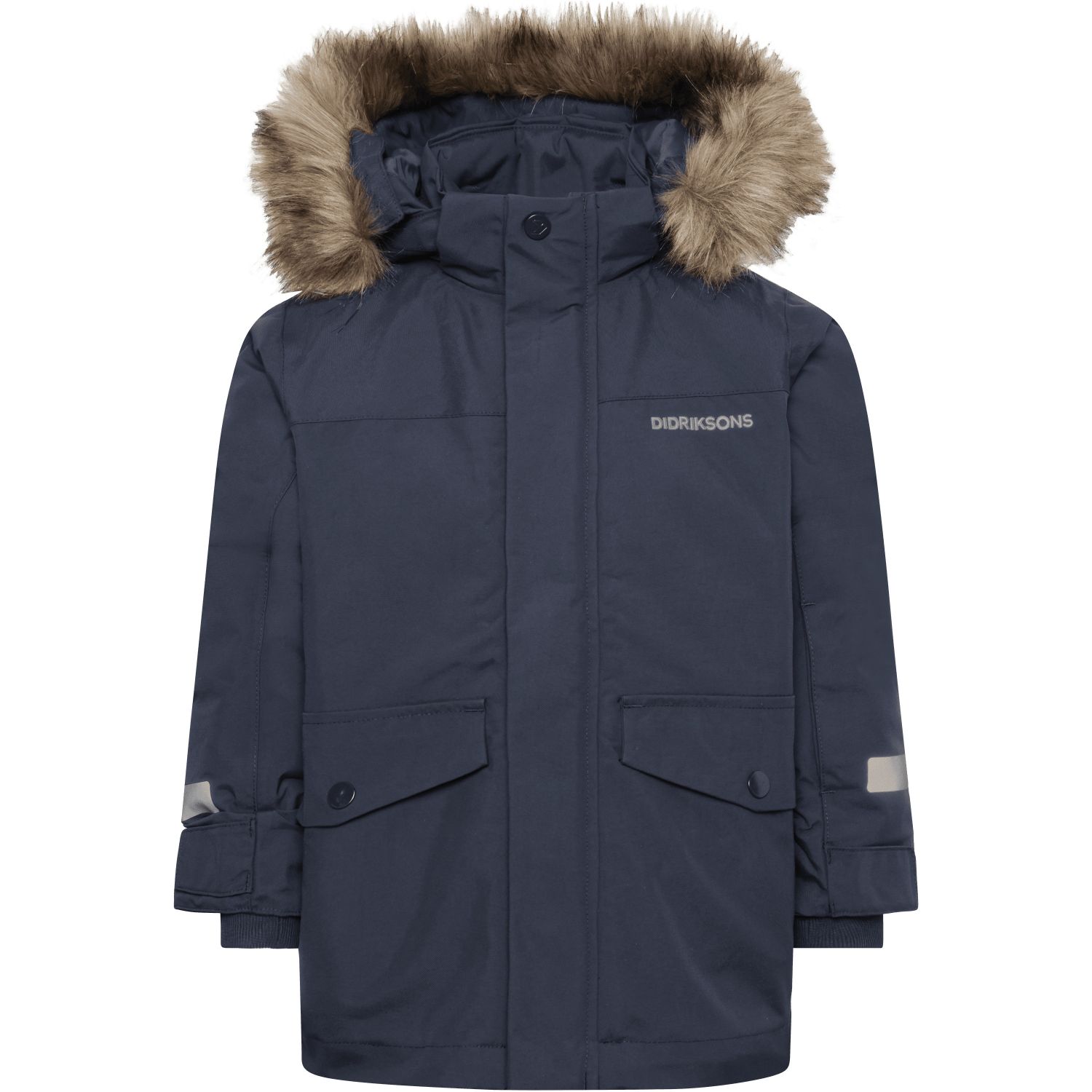 Didriksons Bjärven 5, parka, crianças, navy