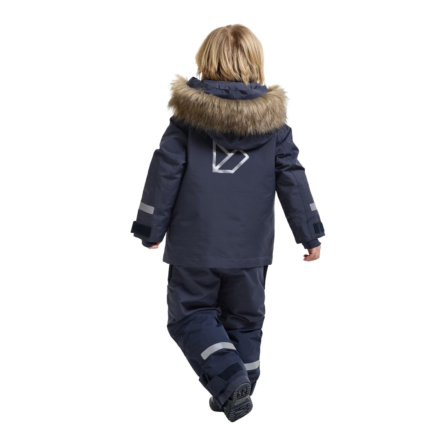 Didriksons Bjärven 5, parka, crianças, navy