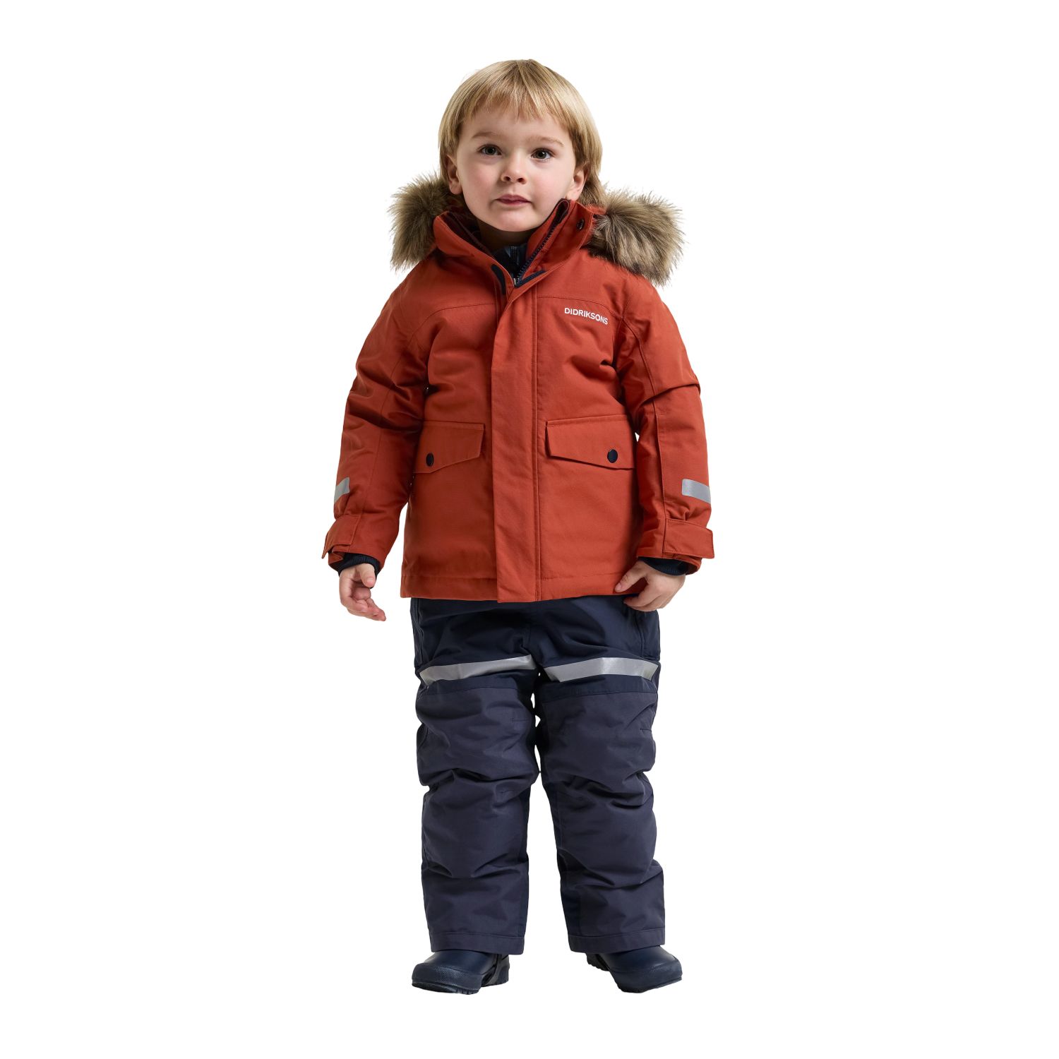Didriksons Bjärven 5, parka, crianças, rust
