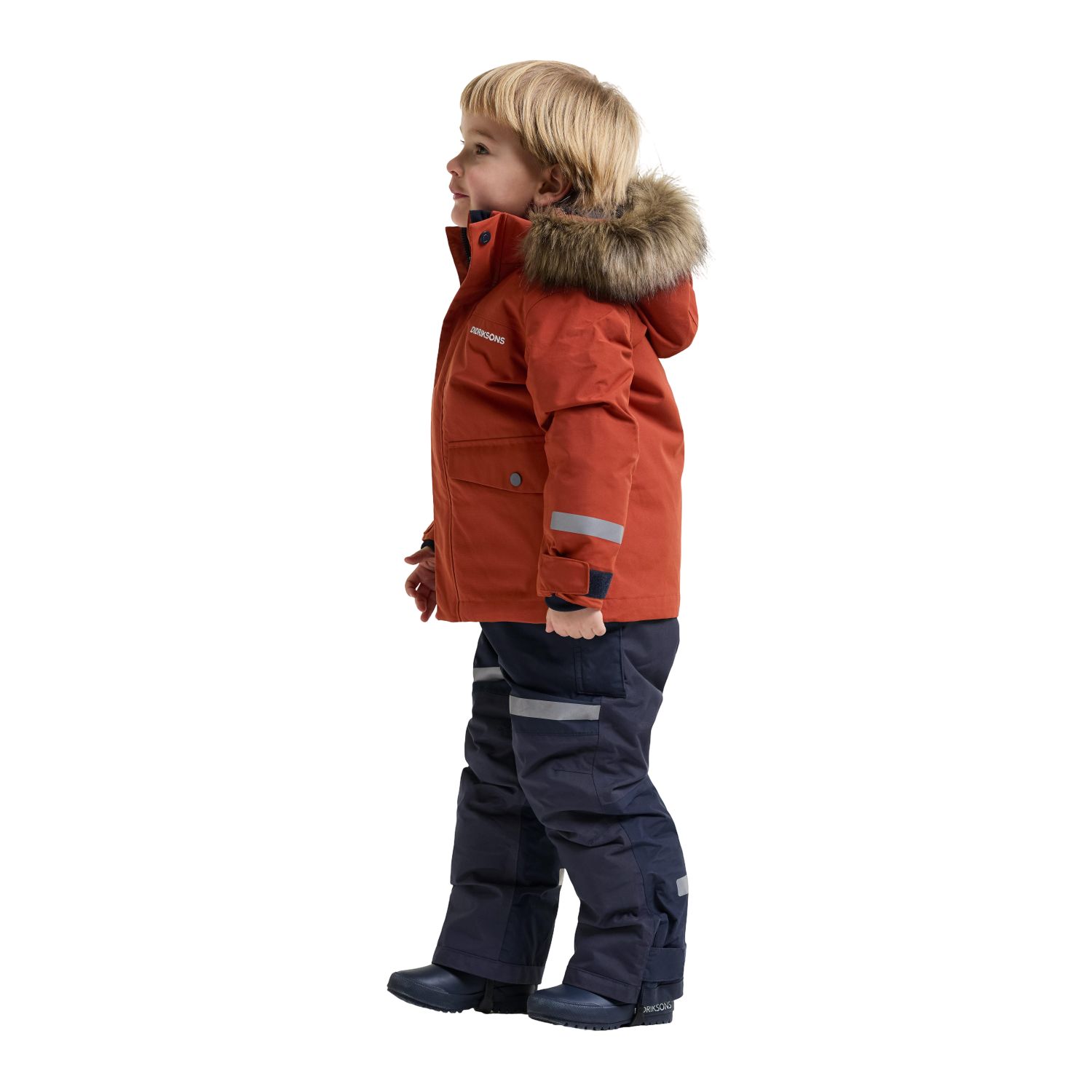 Didriksons Bjärven 5, parka, crianças, rust