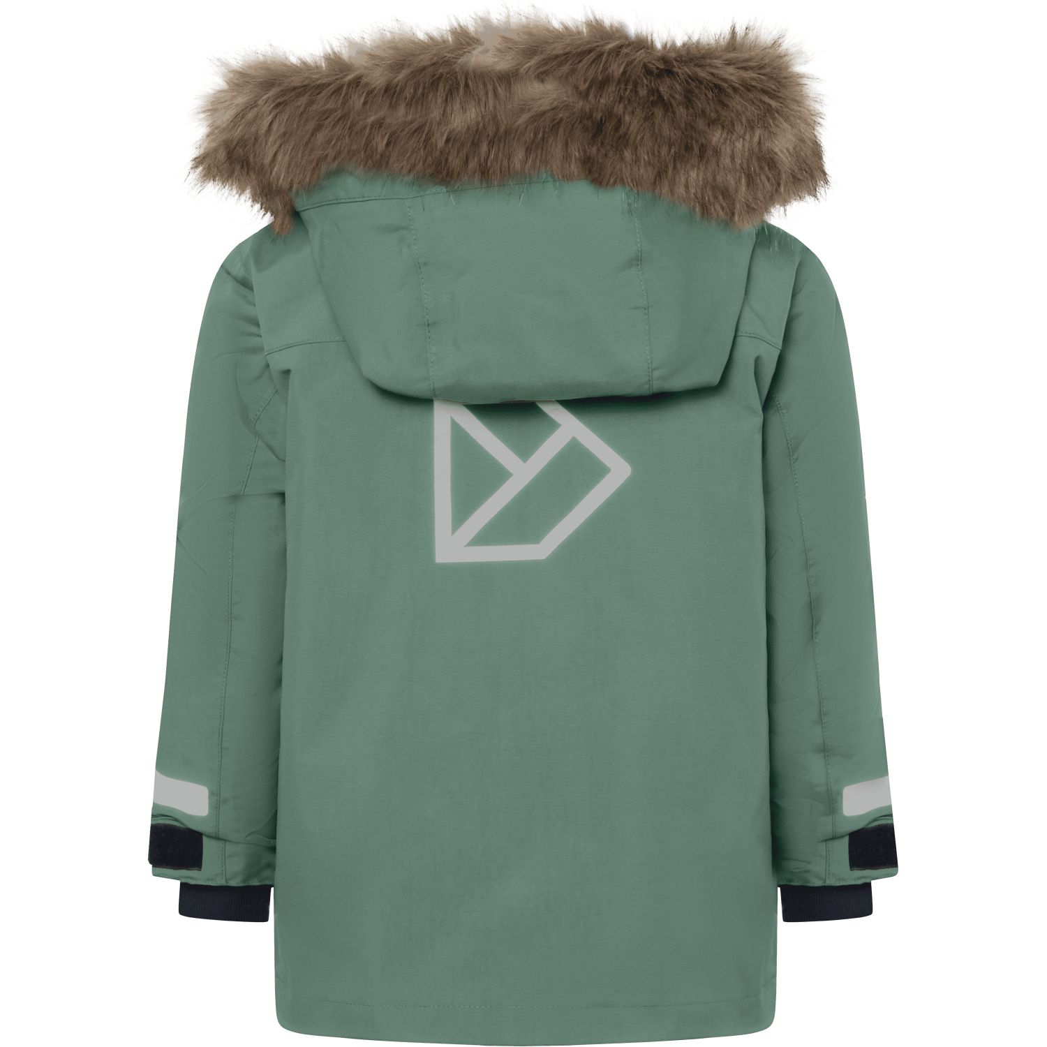 Didriksons Bjärven 5, parka, crianças, verde-escuro