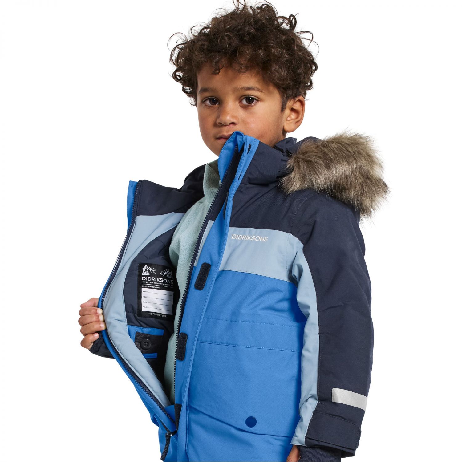 Didriksons Bjärven, combinaison de ski, junior, bleu