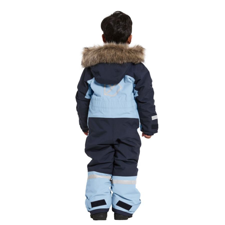 Didriksons Bjärven, combinaison de ski, junior, bleu clair