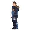 Didriksons Bjärven, combinaison de ski, junior, bleu/orange