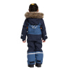 Didriksons Bjärven, combinaison de ski, junior, bleu/orange