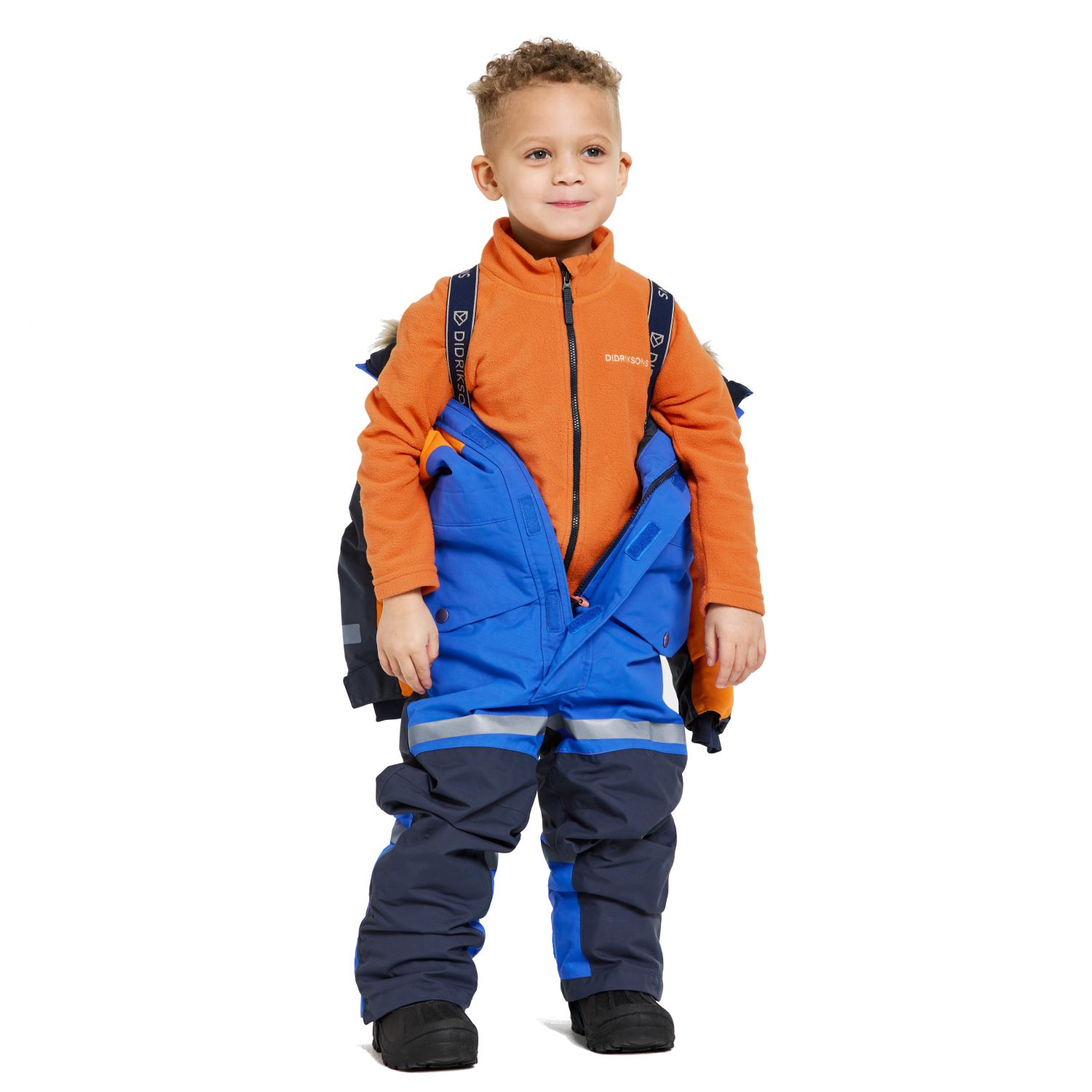 Didriksons Bjärven, overall, junior, caribbean blue