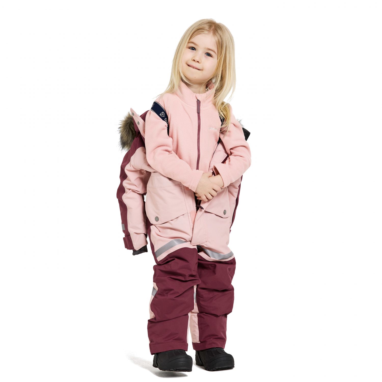 Didriksons Bjärven, overall, junior, dusty pink