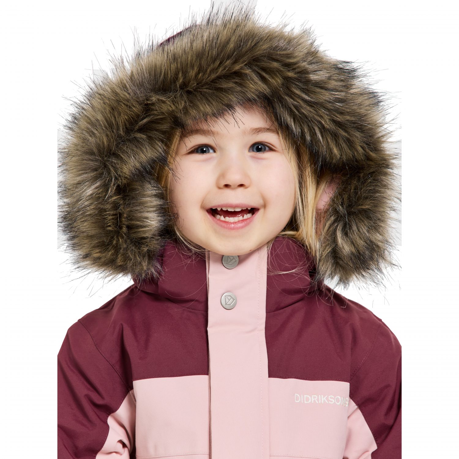 Didriksons Bjärven, overall, junior, dusty pink