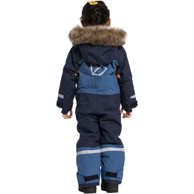 Didriksons Bjärven, Schneeanzug, Junior, blau/orange