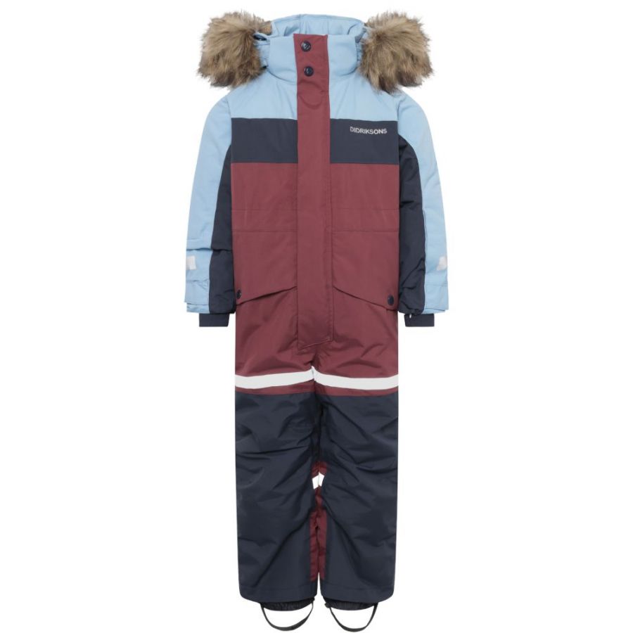 Didriksons Bjärven, snowsuit, junior, anemon red