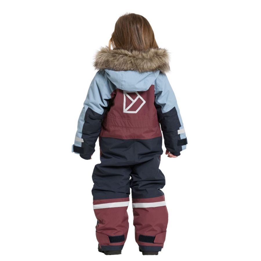 Didriksons Bjärven, snowsuit, junior, anemon red