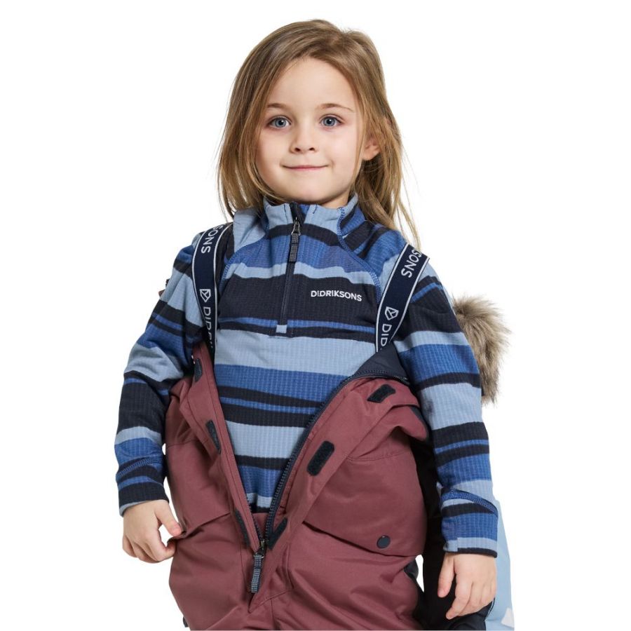 Didriksons Bjärven, snowsuit, junior, anemon red