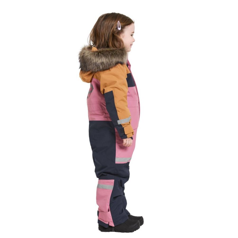 Didriksons Bjärven, snowsuit, junior, heather pink