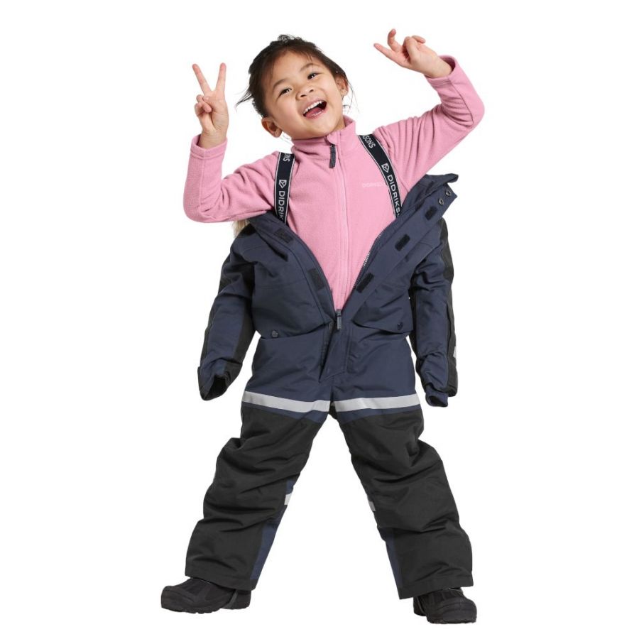 Didriksons Bjärven, snowsuit, junior, navy