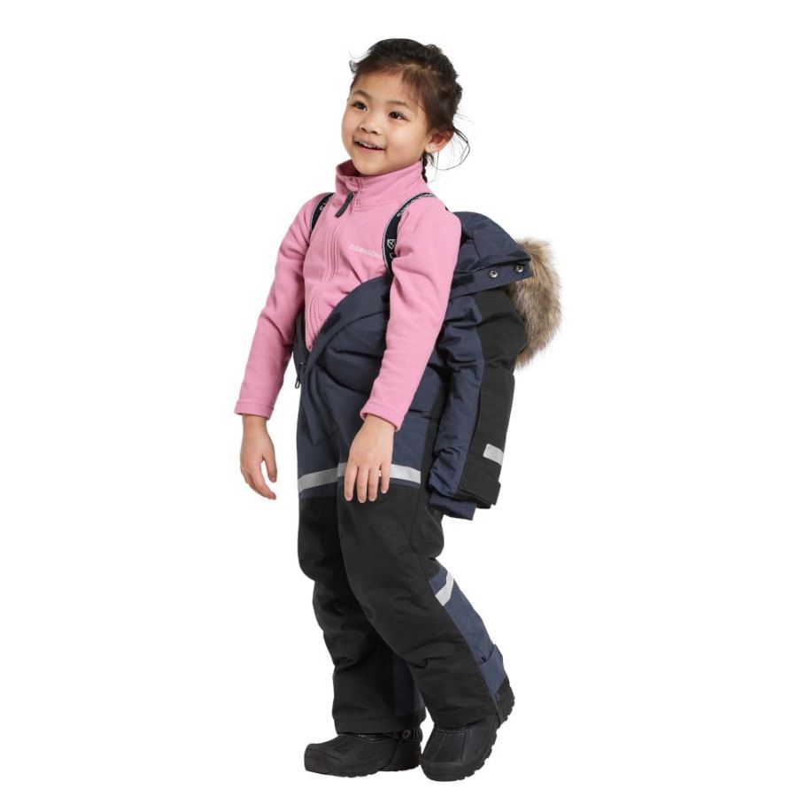 Didriksons Bjärven, snowsuit, junior, navy