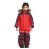 Didriksons Bjärven, snowsuit, junior, pomme red
