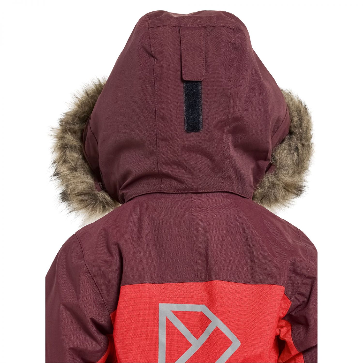 Didriksons Bjärven, snowsuit, junior, pomme red