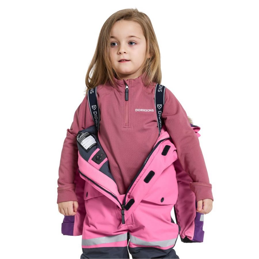 Didriksons Bjärven, talvihaalari, junior, pink