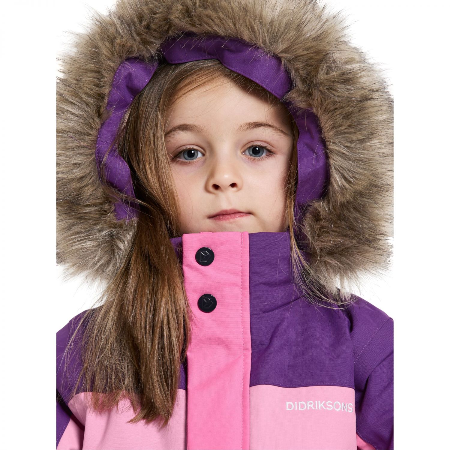 Didriksons Bjärven, talvihaalari, junior, pink