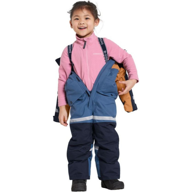 Didriksons Bjärven, tuta da sci, junior, blu/arancione