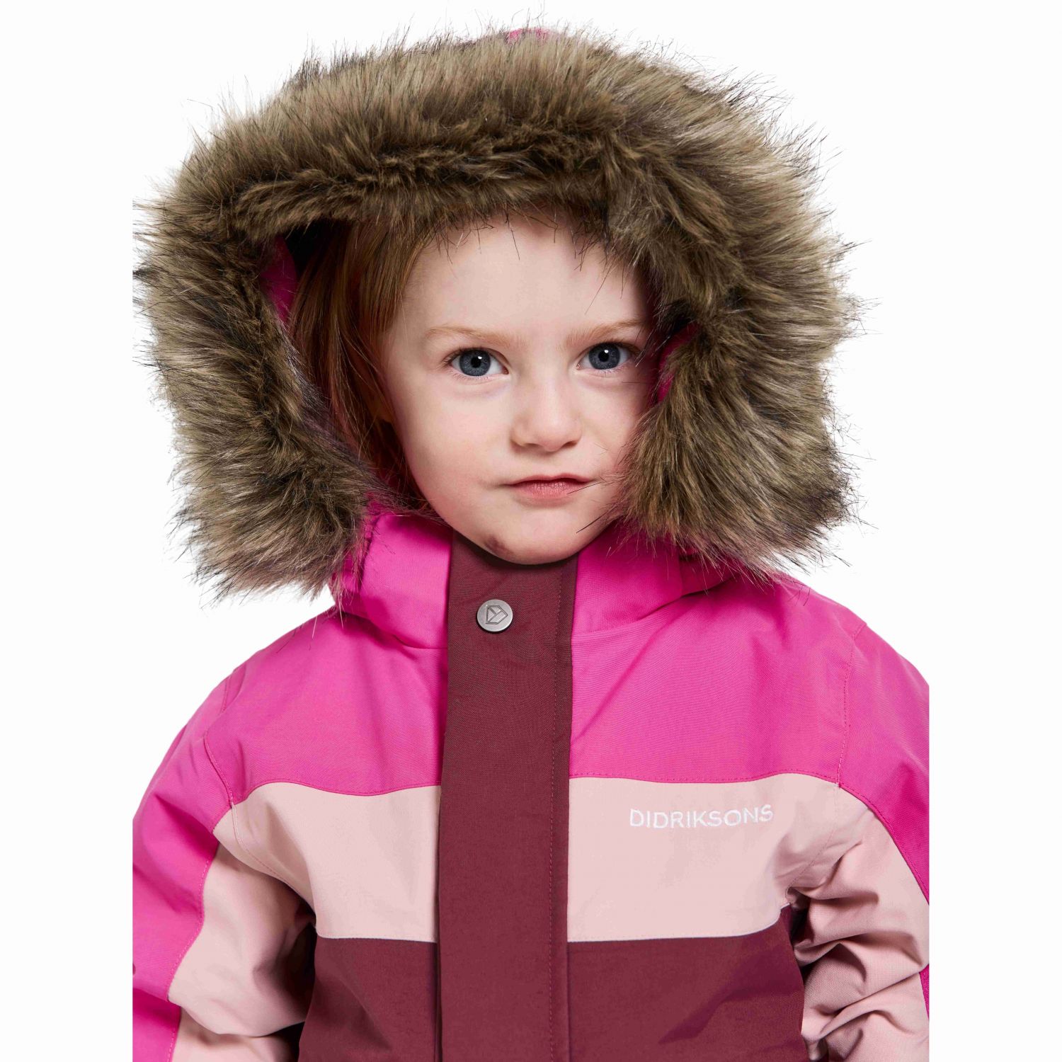 Didriksons Bjärven, overall, junior, plastic pink