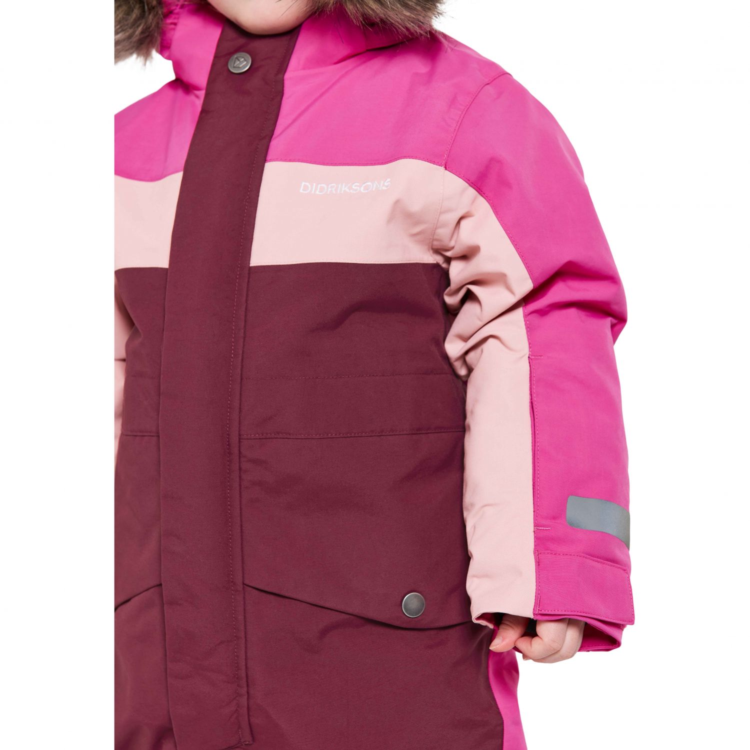 Didriksons Bjärven, overall, junior, plastic pink
