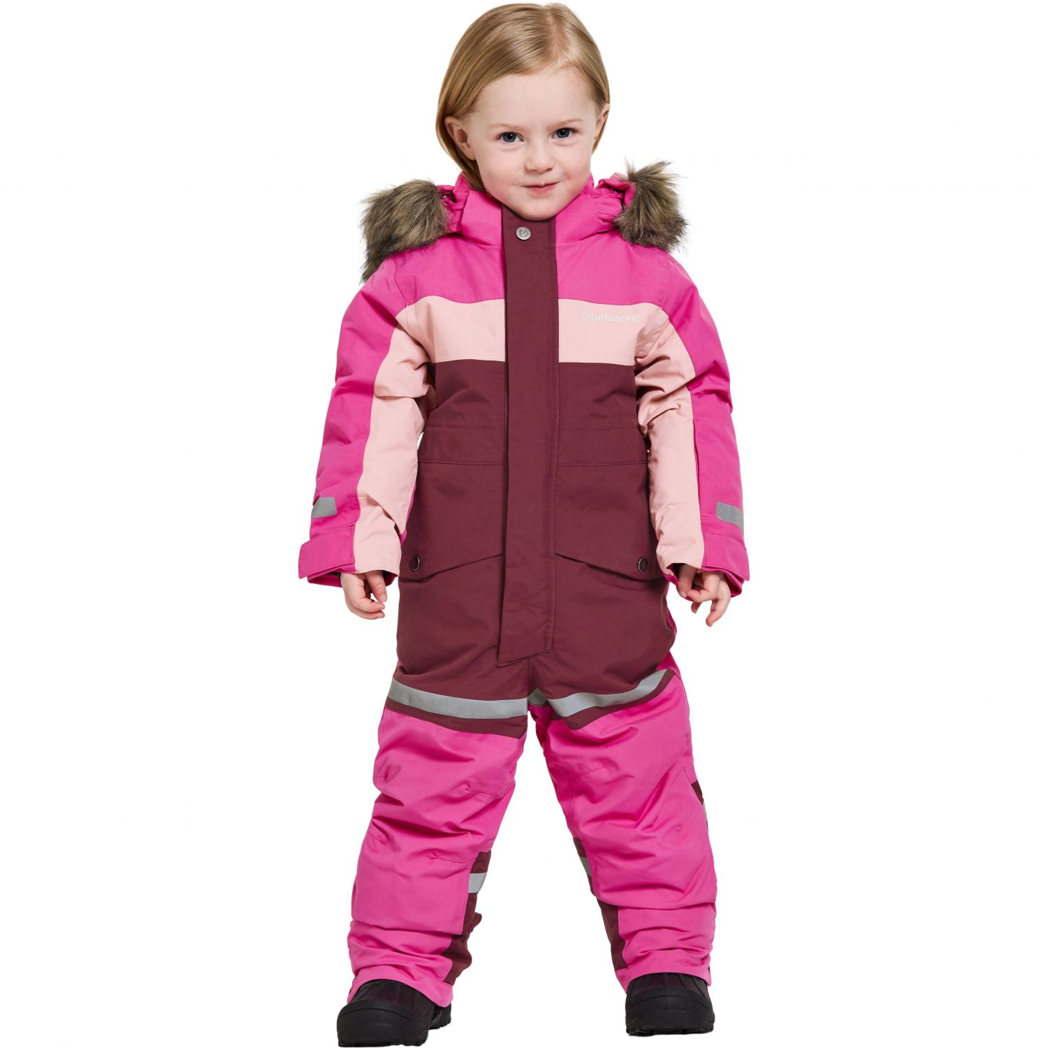 Didriksons Bjärven, overall, junior, plastic pink