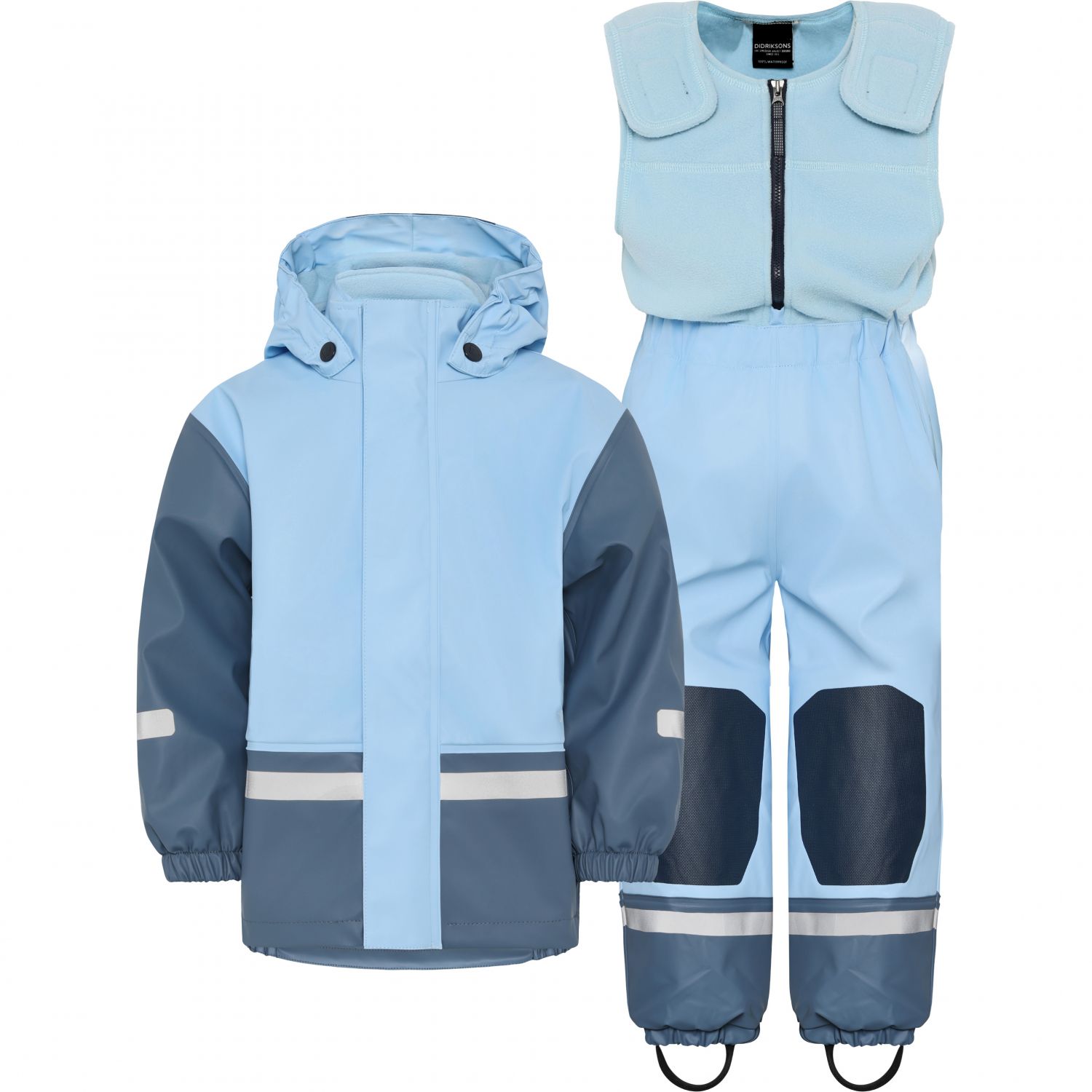 Didriksons Boardman, conjunto impermeable, junior, azul claro