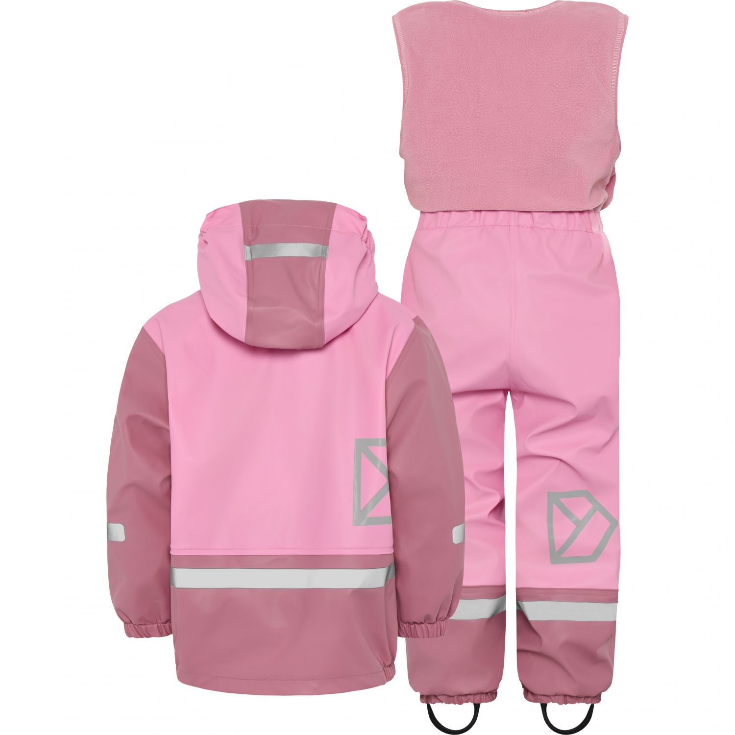Didriksons Boardman, conjunto impermeable, junior, rosa