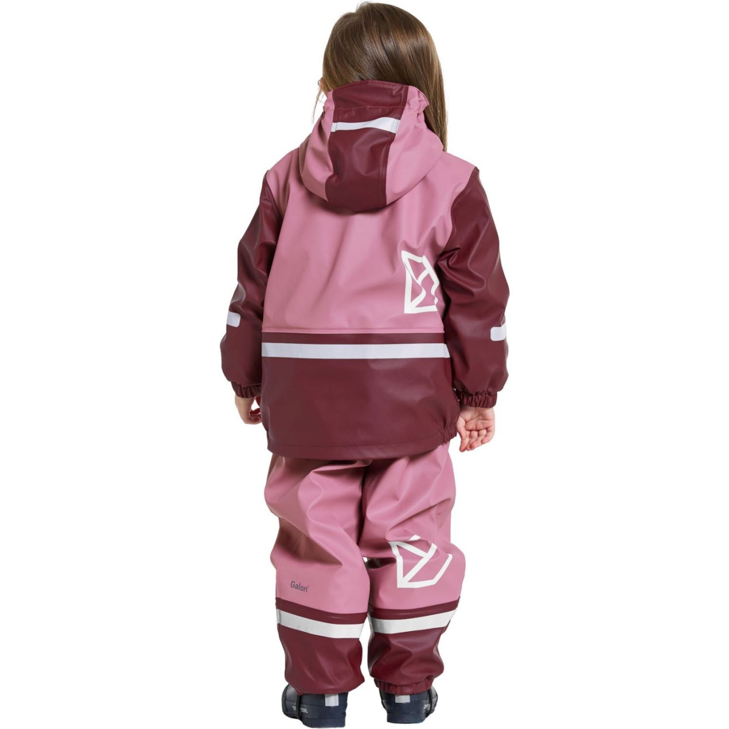 Didriksons Boardman, costum de ploaie, junior, roz