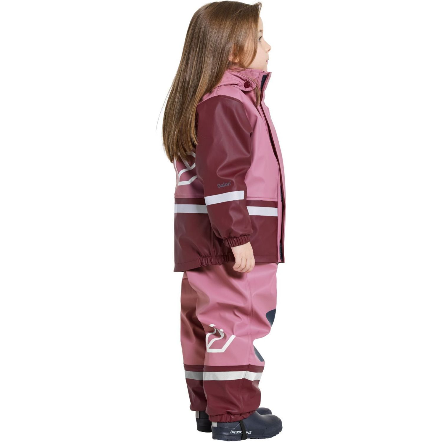 Didriksons Boardman, costum de ploaie, junior, roz