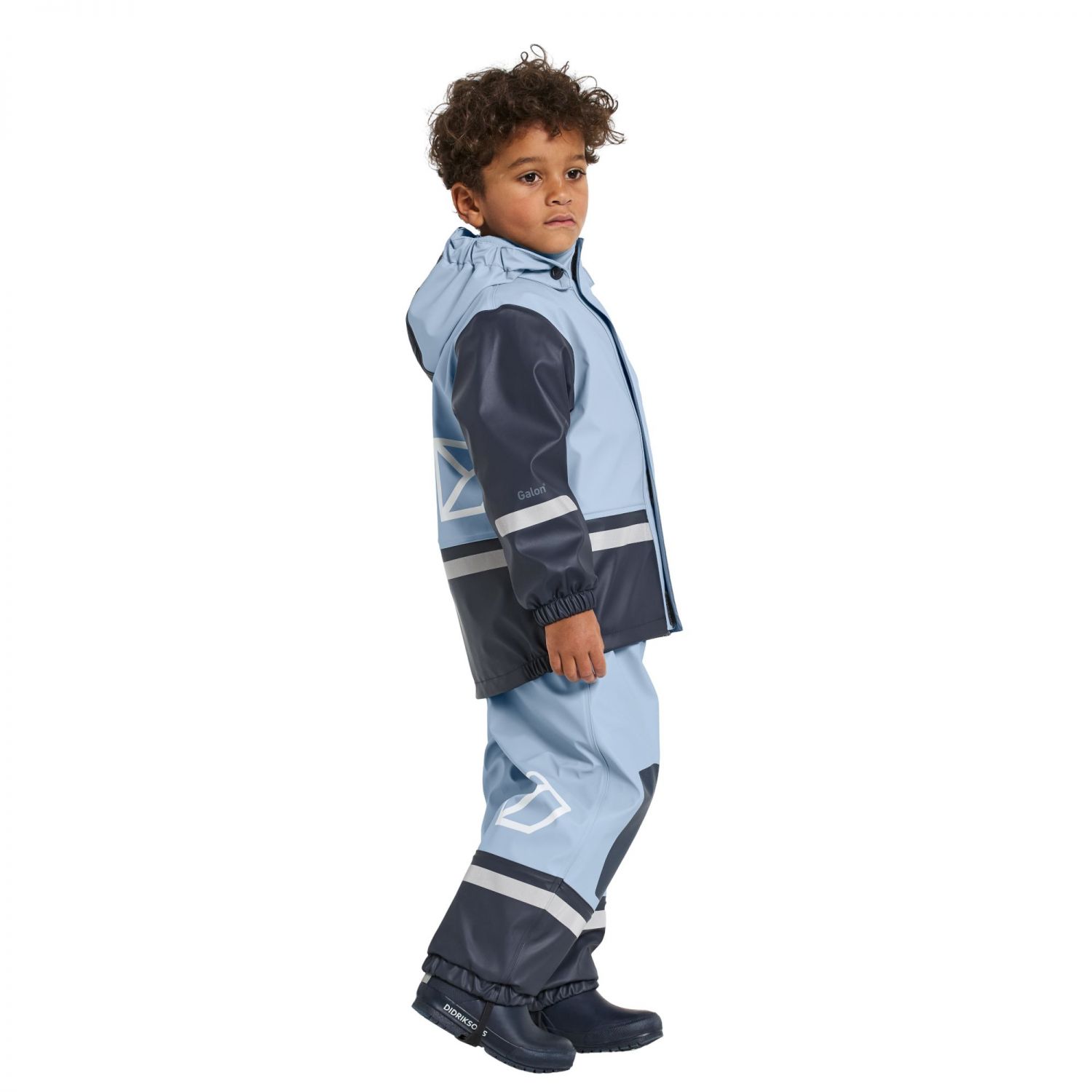 Didriksons Boardman, ensemble de pluie, junior, bleu clair
