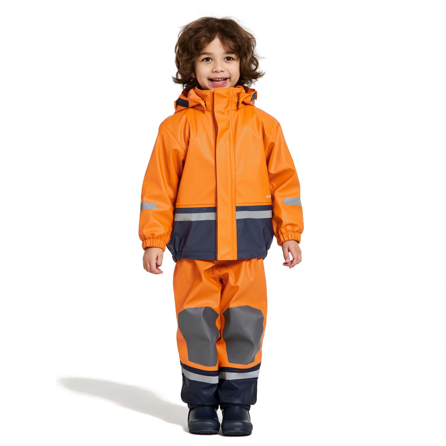 Didriksons Boardman, ensemble de pluie, junior, orange