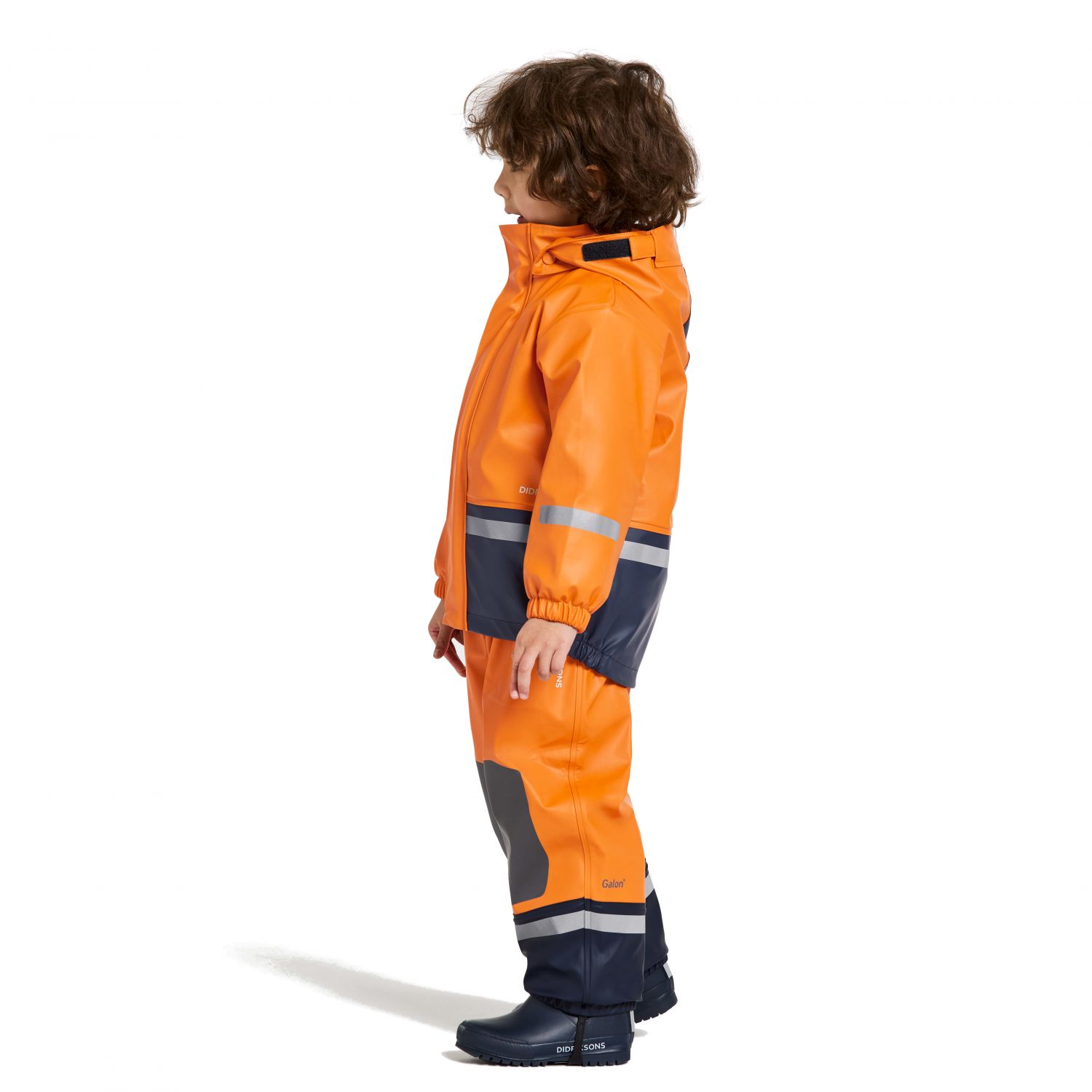 Didriksons Boardman, ensemble de pluie, junior, orange