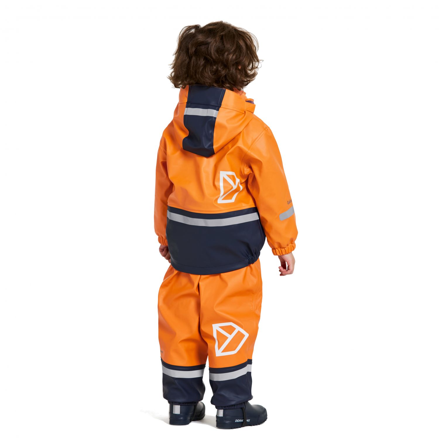 Didriksons Boardman, ensemble de pluie, junior, orange