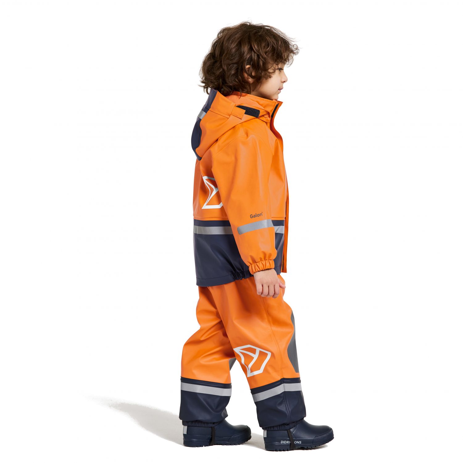 Didriksons Boardman, ensemble de pluie, junior, orange