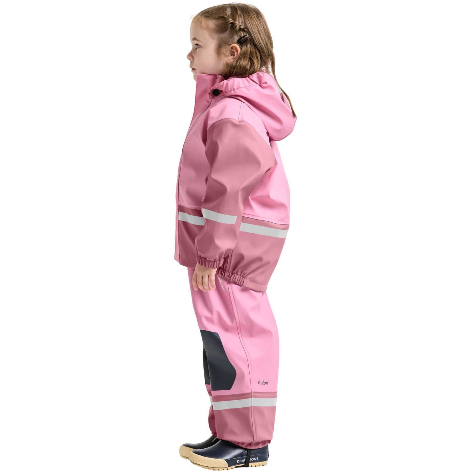 Didriksons Boardman, ensemble de pluie, junior, rose