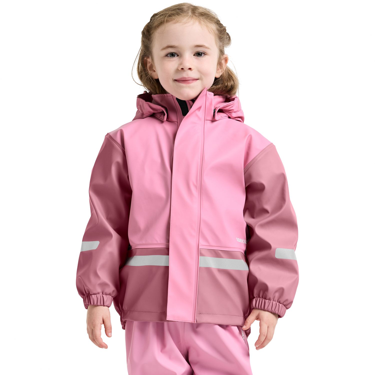 Didriksons Boardman, ensemble de pluie, junior, rose