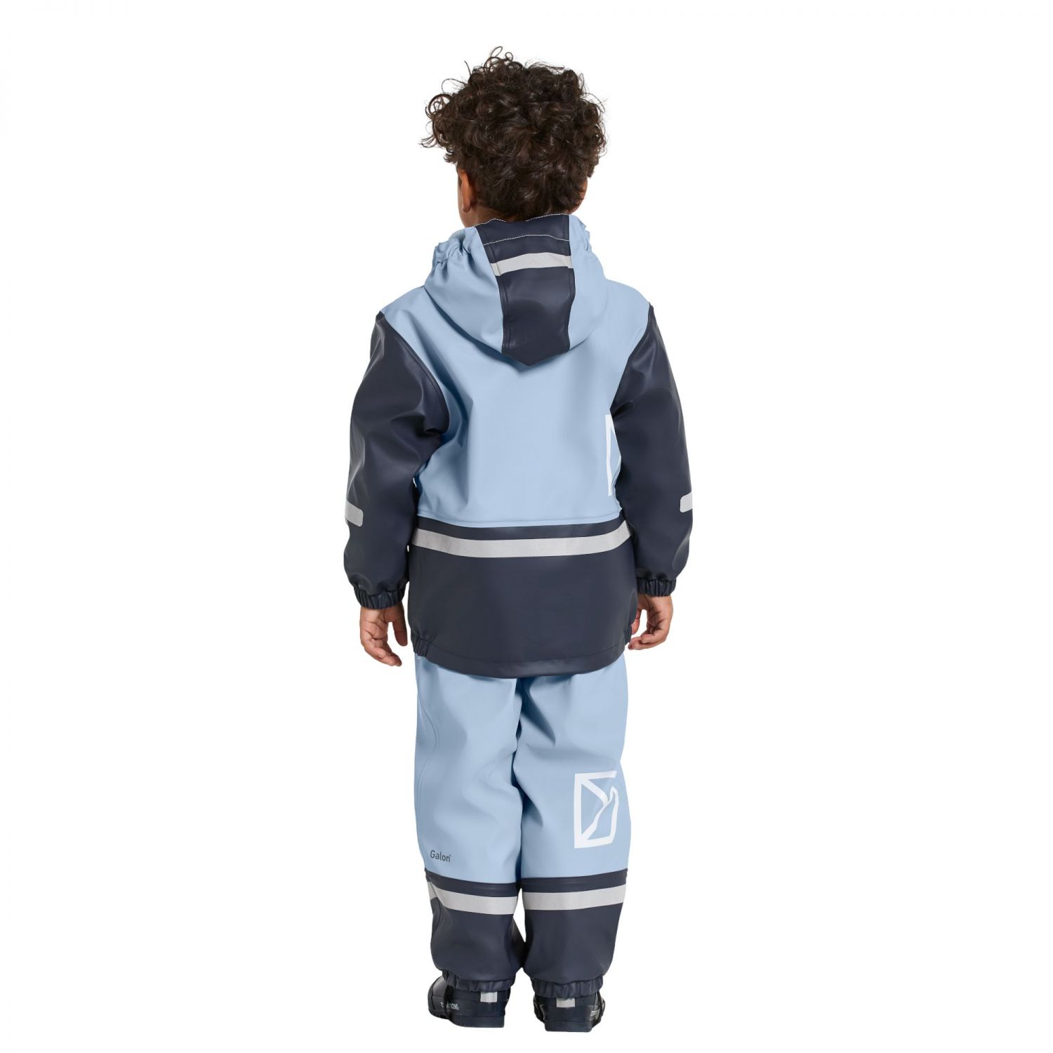 Didriksons Boardman, rain set, junior, cloud blue