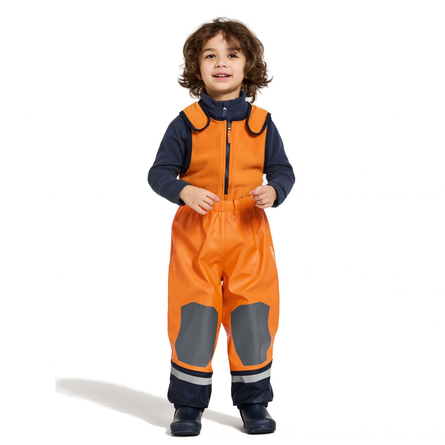 Didriksons Boardman, rain set, junior, orange jam